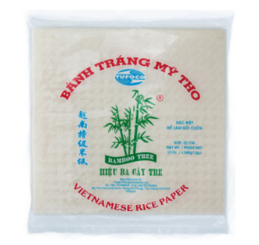 SQUARE RICE PAPER 22CM