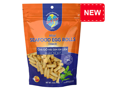 MINI SEAFOOD EGG ROLLS SNACK - Click here to view larger