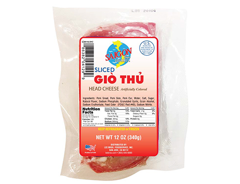 SAIGON GOURMET SLICED
HEAD CHEESE