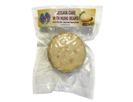 CASSAVA CAKE WITH MUNG BEANS