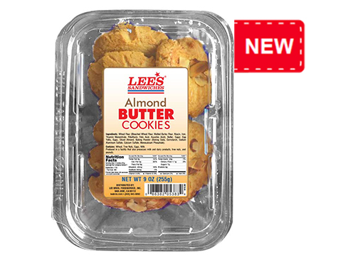 LEE'S ALMOND BUTTER COOKIES - Click here to view larger