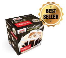 POUROVER COFFEE PARISIAN
8 BAGS - Click here to view larger