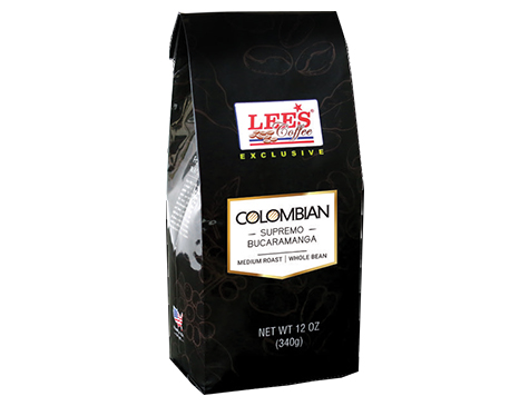 GROUND COFFEE EXCLUSIVE
COLOMBIAN 12/12