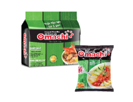 OMACHI INSTANTNOODLE BLOCK OF5
PACKETS - HOT & SOUR SHRIMP FLAVOR