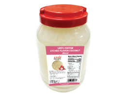 LEE'S COFFEE LYCHEE FLAVOR COCONUT JELLY