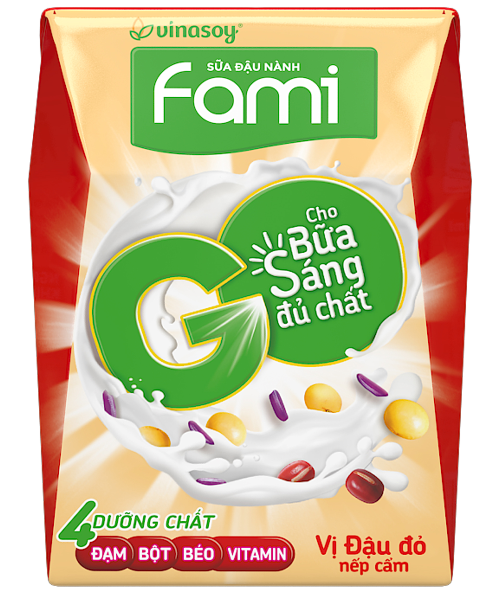 FAMI GO PURPLE STICKY RICE
AND RED BEAN SOY MILK