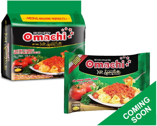 OMACHI INSTANT NOODLE BLOCK OF 5 PACKETS - SPAGHETTI SAUCE