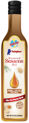 ROASTED SESAME OIL/GLASS BOTTLE 250ml - Click here to view larger