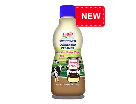 LEE'S SWEETENED CONDENSED
CREAMER BOTTLE